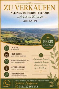 Foto - Reihenmittelhaus (s. Bild) - 30.000,00&nbsp;EUR Kaufpreis, ca.&nbsp; 80,00&nbsp;m&sup2;