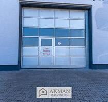 Renovierte Lagerhalle zu vermieten | elektrisches Rolltor | Deckenhöhe 7m | gute Lage & Anbindung - Mühlheim am Main