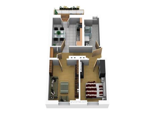 Foto - Erdgeschoßwohnung in Magdeburg zur Miete