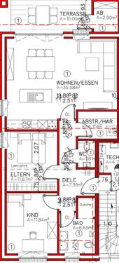 Foto - 3-Zimmer-Wohnung in Bösel, Erdgeschoss