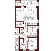 3-Zimmer-Wohnung in Bösel, Obergeschoss