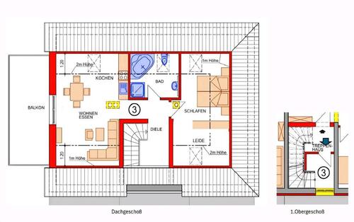 Foto - Meine-Wedelheine 2 Zimmerwohnung mit großem Südbalkon und Carport
