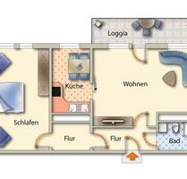 Mit dem Aufzug zum Wohnglück - 443,00&nbsp;EUR Kaltmiete, ca.&nbsp; 68,13&nbsp;m&sup2; in Freiberg (PLZ: 09599)