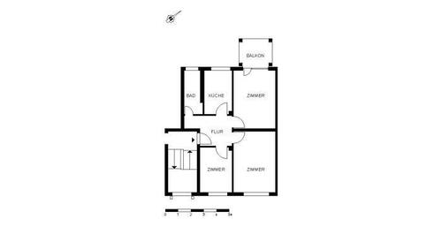 Foto - 2 Zimmer Etagenwohnung zur Miete in Bremen