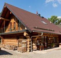 Kanadisches Blockstamm Ferienhaus 6 Personen mit Terrasse - Hellenthal