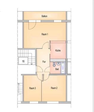 Foto - Schöne 3 Raum Wohung frisch renoviert