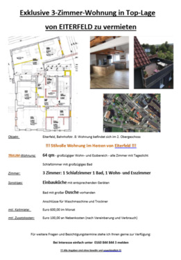 Foto - Exklusive 3-Zi.-Whg. im Zentrum von 36213 Eiterfeld
