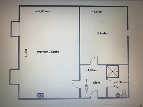 Foto - 1.5 Zimmer Dachgeschoßwohnung in Pfarrkirchen