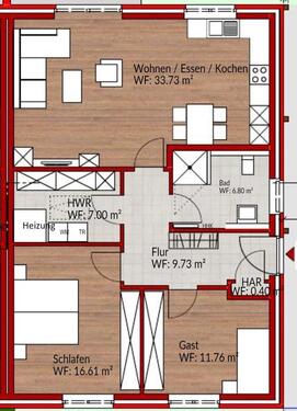 Foto - Doppelhaushälfte Am See - 860,00&nbsp;EUR Kaltmiete, ca.&nbsp; 86,00&nbsp;m&sup2;