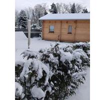 Winterangebot Privat Grundstück mit Blockbohlenhaus am See 950 m2 - Spremberg