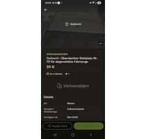 Gelöscht. Überdachter Stellplatz Nr. 75 für abgemeldete Fahrzeuge - Dortmund Innenstadt Nord
