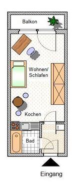 Foto - 1 Zimmer Etagenwohnung zur Miete in Bad Elster
