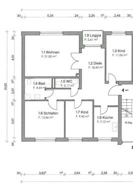 Foto - 4 Zimmer Wohnung - 930,00&nbsp;EUR Kaltmiete, ca.&nbsp; 84,00&nbsp;m&sup2;