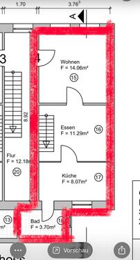 Foto - 3 Zimmer Maisonettenwohnung zur Miete in Schleswig