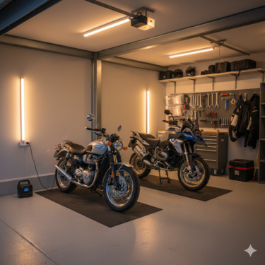 Foto - Motorradstellplatz • Motorrad • Stellplatz • Garage • Winterlager