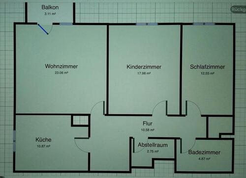 Foto - Etagenwohnung zur Miete in Frankfurt am Main