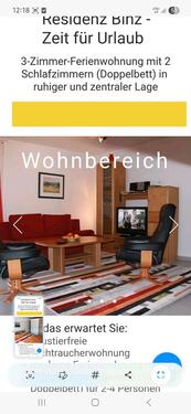 Foto - Ferienwohnung Residenz Binz Rügen 2-Schlafzimmer