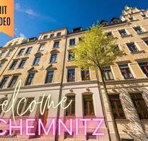 ++ frisch renovierte, schicke 3-Raum-Wohnung mit Balkon & Altbaucharme - in Chemnitz ++