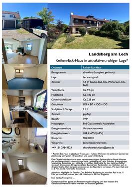 Foto - 4.5 Zimmer Reihenhaus zum Kaufen in Landsberg am Lech