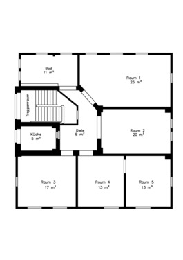 Foto - 5 Zimmer Etagenwohnung zur Miete in Schmalkalden
