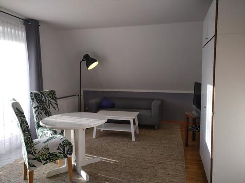 Foto - Helles Balkonzimmer mit eigenem Bad, kleiner Küche, Südwest-Blick