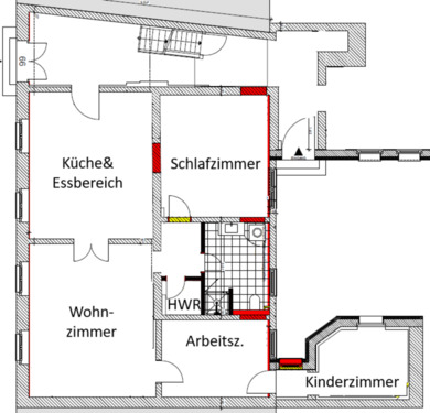 Foto - 3 Zimmer Etagenwohnung zur Miete in Kyritz