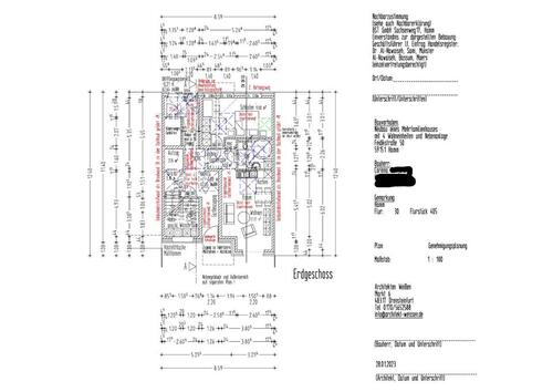 Foto - Baugrundstück mit Baugenehmigung fußläufig in der City