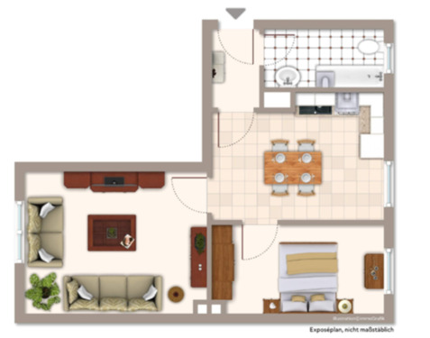 Foto - Süße kleine Studentenwohnung (45qm) - Gellershagen gut gelegen