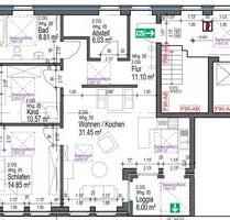 Zentral, barrierearm und großzügige Wohnung mit 2 Schlafzimmern - Olfen
