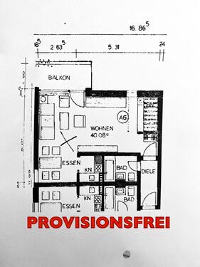 Foto - Wohnung in Münster 40qm Erdgeschoss, perfekt für Studenten!