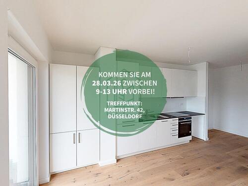 Foto - Rollstuhlgerechte Wohnung mit 2 Zimmern und Einbauküche zum Erstbezug!