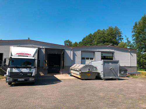 Foto - Lagerhalle, Logistikhalle, Kranhalle, Lager, Freiflächen, Büros