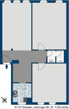Foto - 3 Zimmer Etagenwohnung zur Miete in Dresden