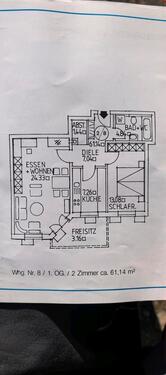 Foto - 2 Zimmerwohnung in Oberbeuren - 230.000,00 EUR Kaufpreis, ca.  61,00 m²