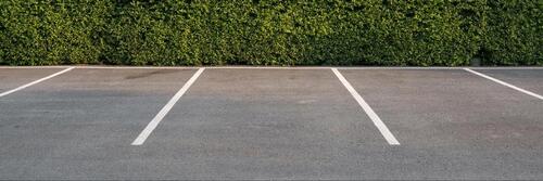 Foto - Ein Parkplatz in Zentrum Bückeburg