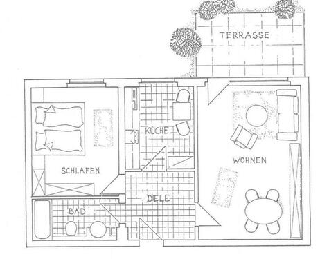 Foto - 2 Zimmer Etagenwohnung zur Miete in Krefeld