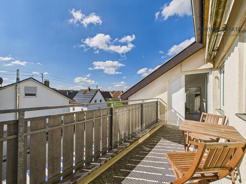 Foto - 4-Zimmer-DG-Wohnung mit sonniger Dachterrasse und Garage - In Senden!