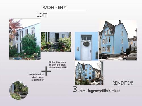 Foto - Einfamilienhaus im Loft-Stil plus charmantes MFH der Gründerzeit