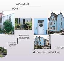 Einfamilienhaus im Loft-Stil plus charmantes MFH der Gründerzeit - Solingen Burg