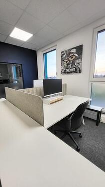 Foto - Coworking Office Arbeitsplatz - möbliertes Büro zur Mitnutzung - All-in-Miete