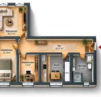 Wohnung, 2OG - 920,00&nbsp;EUR Kaltmiete, ca.&nbsp; 87,00&nbsp;m&sup2; in Alfeld (Leine) (PLZ: 31061)