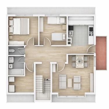 Foto - 3,5-Zimmer-Wohnung in ruhiger Lage von Luginsland