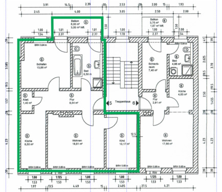 Foto - 3 Raum Wohnung in Magdeburg Lemsdorf