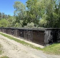 Garage mit Strom & Licht (sicher, eingezäunt) - Jacobsdorf