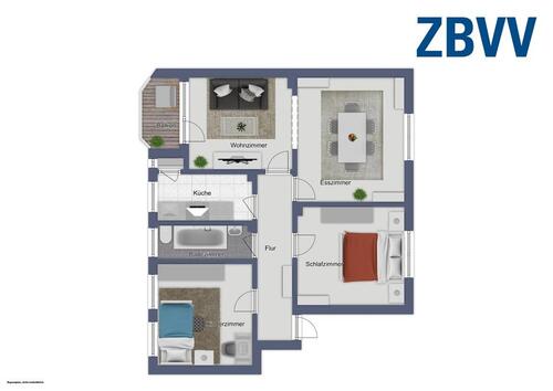 Foto - 3.5 Zimmer Erdgeschoßwohnung zur Miete in Remscheid