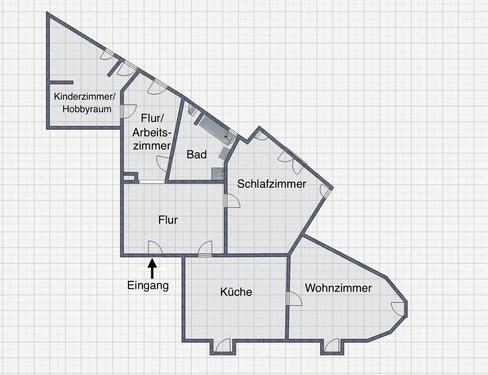 Foto - 3 R. (114qm) Altbauwohnung ab sofort zu vermieten!