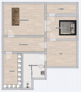 Foto - Etagenwohnung zur Miete in Braunschweig