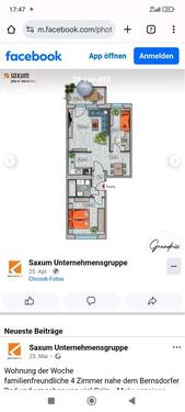 Foto - Etagenwohnung in Zwickau zur Miete