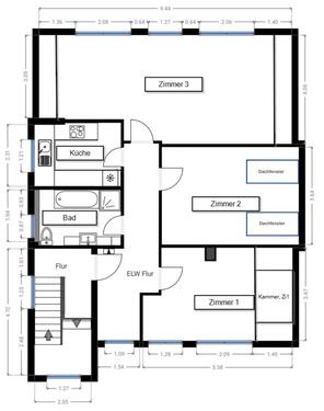 Foto - Etagenwohnung zur Miete in Berlin