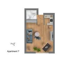 Apartment mit ca. 33 m² Wohnfläche und Pkw-Stpl. in Schkeuditz
